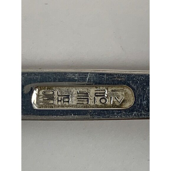 Korean Flatwear Spoon Chopsticks Silver Plate Vintage 14 pieces Utensils 6874 - Picture 5 of 10